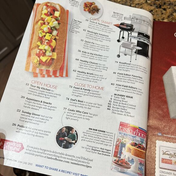 Lot Of Taste Of Homes Cooking Back Issues Recipes Magazines 2011 set Of 6 - Picture 10 of 16